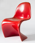 Verner Panton, Panton Chair Baydur, Rot