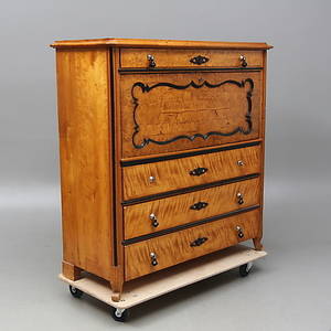 CHIFFONJÉ, nyrenässans, 1800-talets andra hälft.