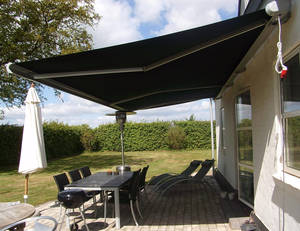 Markise 500x300 cm. HVID MARKISE