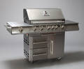 Udendørs Barbeque gasgrill med infrarød bagbrænder