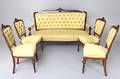 SOFFGRUPP, 1880-tal, Soffa samt stolar.