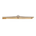 BROSCH, 18k guld med diamant, ca 0,30 ct, 4,2 gram.