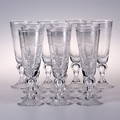 CHAMPAGNEGLAS, 13 st, Antik, Reijmyre.