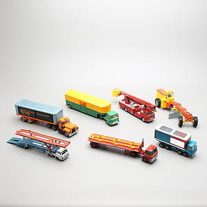 LEKSAKSBILAR 7, Corgi, Dinky Toys, Lesney, 1900-talets andra hälft.