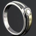 Solitaire ring ca. 0.33 ct.