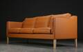 Tre-personers sofa af læder