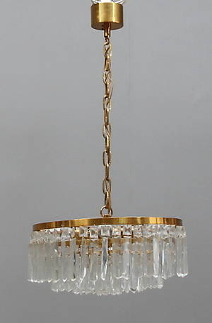 LJUSKRONA, plafondmodell, 1900-tal. Höjd ca 22 cm.