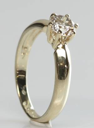 Solitairering, ca. 0.70 ct.