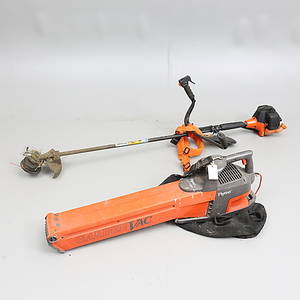 TRIMMER samt LÖVSUG.