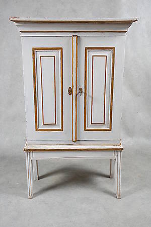 SKÅP,  med lådinredning, 17-1800-tal.