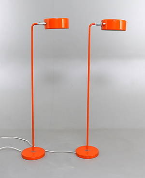 GOLVLAMPOR, 1 par, Atelje Lyktan, Åhus, 1970-tal.