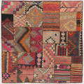 MATTA, Patchwork, Kelim, 200 x 200 cm.