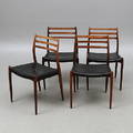 STOLAR 4 st, Niels O. Möller för J.L. Møller, Danmark 195060-tal.
