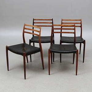 STOLAR 4 st, Niels O. Möller för J.L. Møller, Danmark 195060-tal.