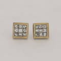 ÖRHÄNGEN, 1 par, 14k rödguld med diamanter, totalt ca 2,00 ct.