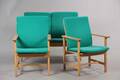 Børge Mogensen, par armstole samt 2-pers. sofa, egetræ, model 2257 og 2259 3 