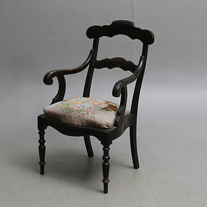 KARMSTOL, senempire, 1800-tal.