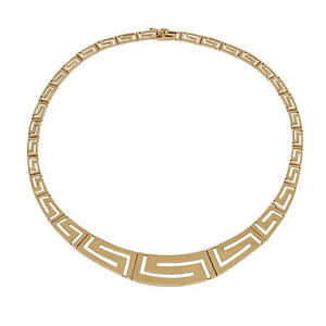 HALSSMYCKE, 18k guld, ca 41 gram.