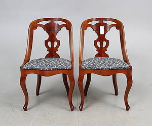 STOLAR, ett par, så kallad, Göteborgsmodell, 1900-tal.