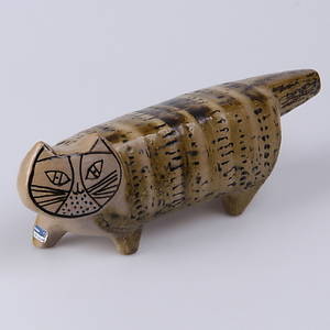 FIGURIN, katt, stengods, Lisa Larson, Gustavsberg.