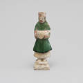 FIGUR, lergods, Kina, Ming1368-1644.