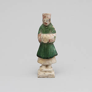 FIGUR, lergods, Kina, Ming1368-1644.