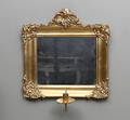 SPEGELLAMPETT, pastillage, 1800-tal.