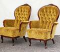 Fåtöljer ett par, Rokoko-stil, 1900-tal