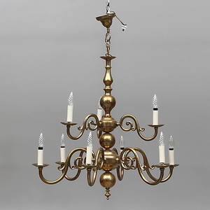 LJUSKRONA, 9 ljuspunkter, malmmodell, 192000-tal.