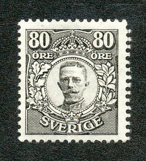 Sverige 80 øre 1917 