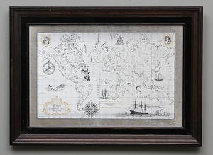 KARTA. Silver, The Royal geographical society silver map. England.