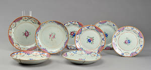 Samling fade af porcelæn Kina, ca 1800 8