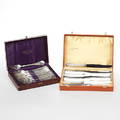 BESTICKSDELAR, 24 st, silver, gafflarna stämplade G.A.BF. 1928.