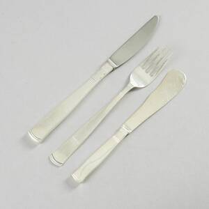 Besticksdelar silver modell Rosenholm