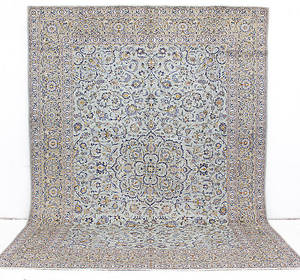 MATTA, Orientalisk, grön Keshan, 422 x 310 cm.