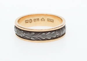 RING S.A.F., 18k guld, vikt ca 4 gr.