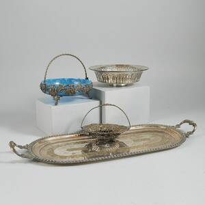 Bricka,  skålar 4 delar