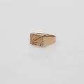 KLACKRING, 14k guld, vikt ca. 3,9 gram.