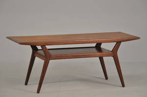 Rektangulært sofabord af teak, ca. 1960