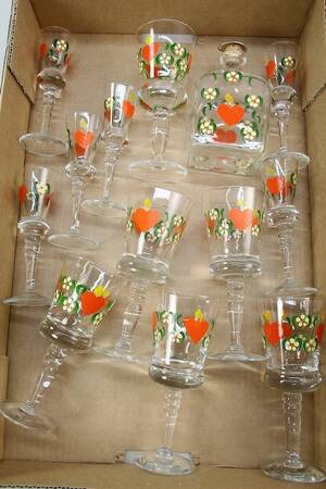 Glasservisdelar
