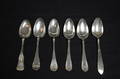MATSKEDAR, 6 delar , 1800-tal, vikt 264 g.