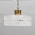 TAKLAMPA, glas, möjligen Carl Fagerlund, Orrefors.