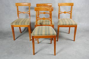 STOLAR, 4 st, empire, 1800-tal.