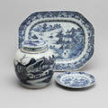 PORSLIN, 3 delar, Kina 171800-tal.