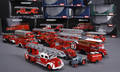 Samling model-brandbiler, Schuco, Mini champs m.fl. 17