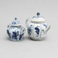 TEKANNOR, 2 st, porslin, Kina, Kangxi1662-1722.