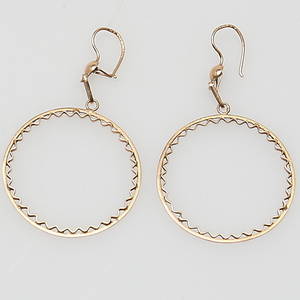 ÖRHGÄNGEN, märkt 585 14K gulguld.