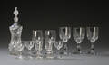 Samling ældre glas samt karaffel 11 