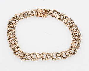 ARMBAND BISMARCK, 18k guld, vikt ca 26 gr.