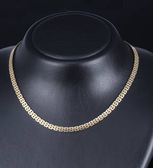 Murstenshalskæde af 14 kt. guld Denne vare er sat til omsalg under nyt varenummer 4176747